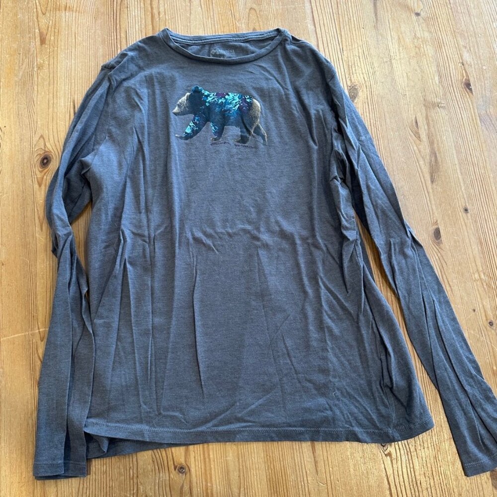 Women's Columbia Long sleeve T with Bear size m